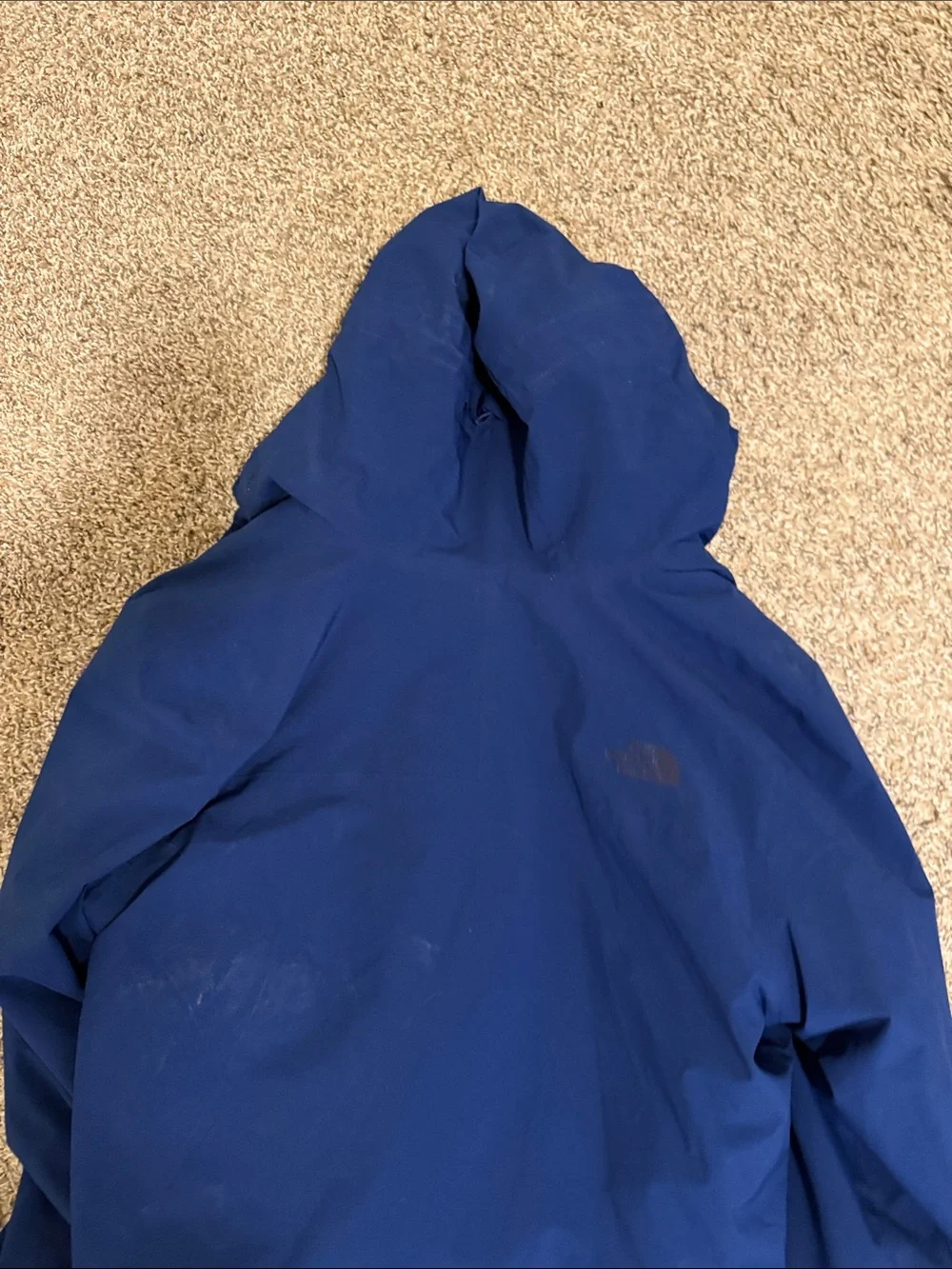 The North Face Men's Blue Hooded Raincoat